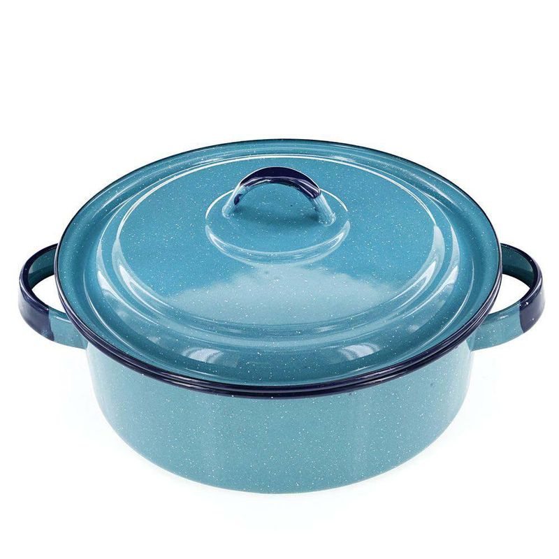 Budinera de Peltre Recta de 22 Cm Color Azul Turquesa