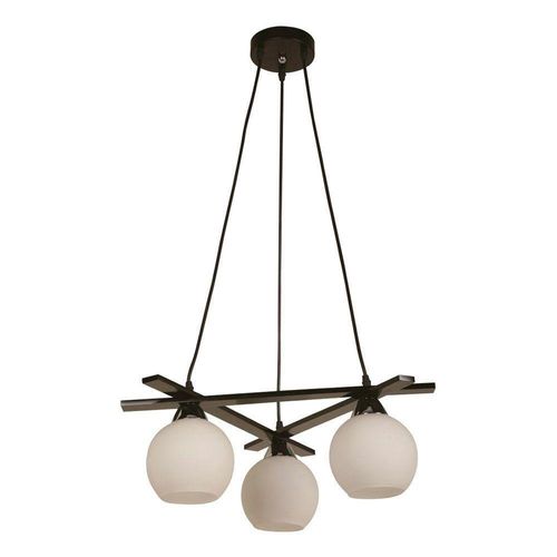 Lámpara de Techo Satín Niquelado 3 Luces E27 60 W