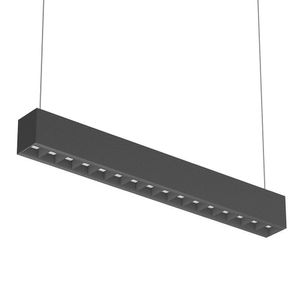 Lámpara Lineal LED 40 W 4 Pies Negra