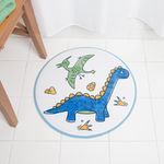Alfombra Para Baño Diseño Dinos De 49 Cm - Koala