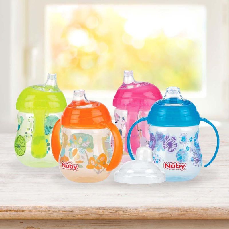 Vaso Entrenador C/Boquilla Blanca Y Asas - Nuby