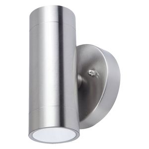 Lámpara de Pared Doble Haz Acero Inoxidable para Exterior