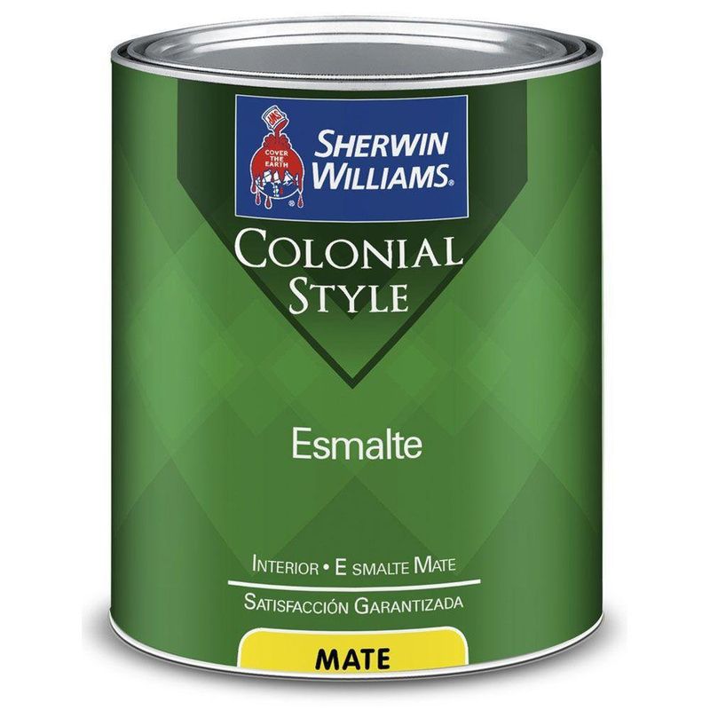 Esmalte Colonial Extra White Mate 1/4Gal - Sherwin Williams