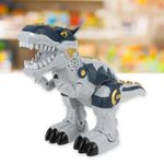 Robot T-Rex Serie De Metal King Blanco Y Azul - Vivitar