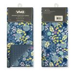 Alfombra Para Secar Platos Flor Azul 50X38 Cm - Viva