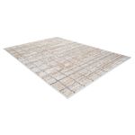 Combo Alfombra Salamanca Cuadros 133x190+57X110 Cm - Viva