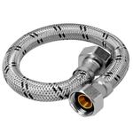 Manguera para Calentador 3/4x3/4 Plg 80 cm Acero Flexible