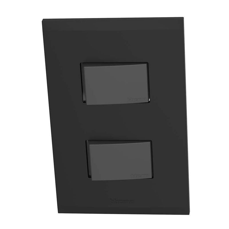 Interruptor Doble Negro - Bticino