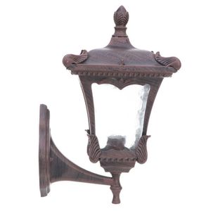Farol Oriental Grande De Pared Para Exterior 1 Luz 60W - Z