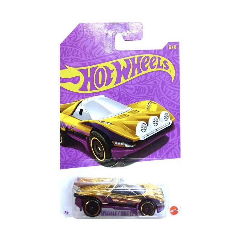 Carro Coleccionable Morado y Dorado Diseños Surtidos