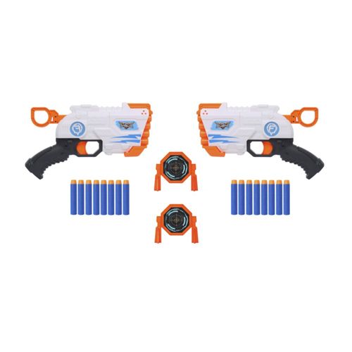 Set De 2 Pistolas Lanzadoras Con 16 Dardos Y 2 Objetivos - Koala