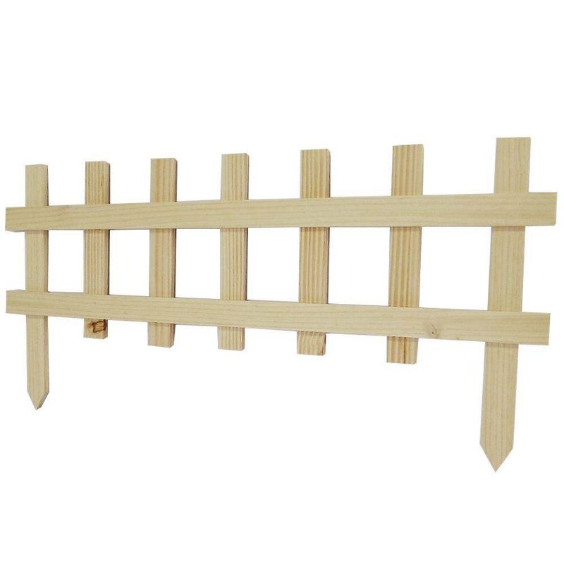 Cerca De Madera Natural De 3 Pies X 17 Plg -Fixer