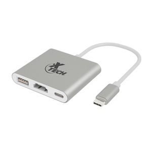 Adaptador Multipuerto Usb Tipo C 3 En 1 - Xtech