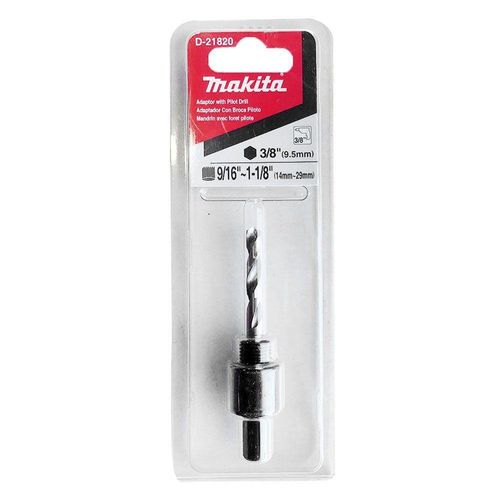 Adaptador Broca Sierra Bimetal de 3/8 Plg