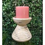 Vela Cilíndrica Coral Aroma Lavanda De 6.35X7.62 Cm - Pilandros