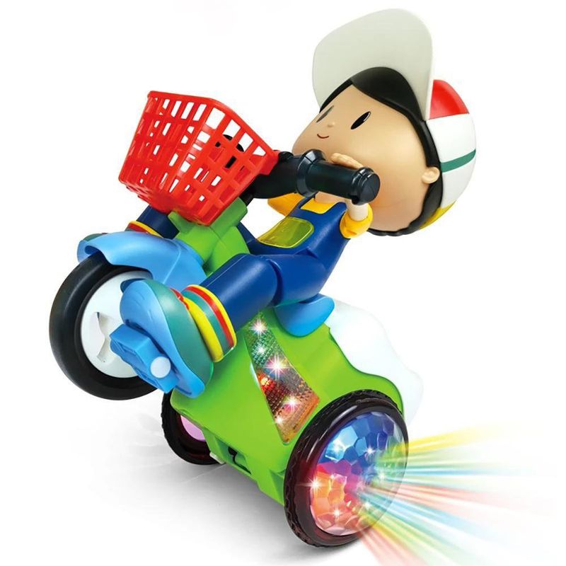 Triciclo De Juguete Con Niño Acrobacias Musical - Lider Bike
