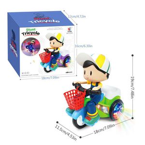 Triciclo Musical de Juguete con Muñeca y Acrobacias