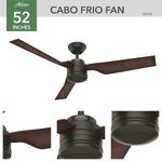 Ventilador Cabo Frío Bronce 52 Plg - Hunter Company
