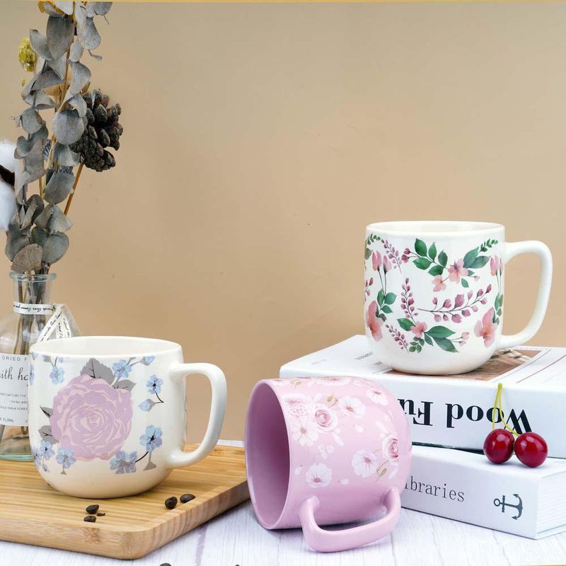 Set 2 Pocillos Flores 16.9 Oz - Toscana