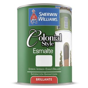 Pintura Esmalte Colonial Brillante Base Extra White de 1 Galón