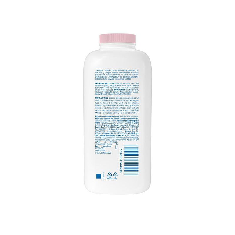 Bote de Talcos Dermoprotect Original 400 G - Johnson & Johnson