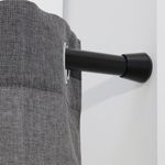 Galería De Tensión Fuji Negra Extensible De 140 - 240 Cm - Inspire