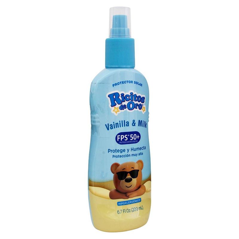 Bloqueador Solar Infantil de FPS 50+ Aroma Vainilla & Leche
