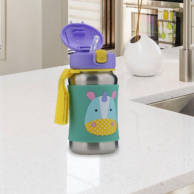 Vaso De Acero Inoxidable Con Pajilla Unicornio - Skip Hop