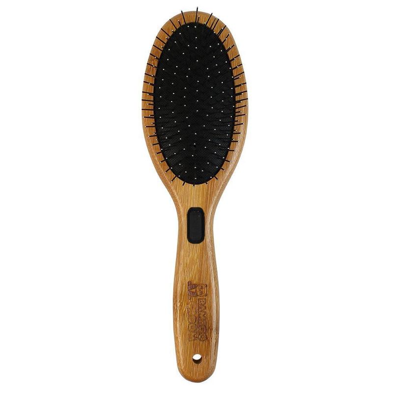 Cepillo Combinado Con Cerdas Y Pines Para Mascotas - Bamboo Groom