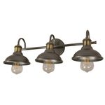 Lámpara De Pared Farm Gris Oscuro 3 Luces 40W - Designers