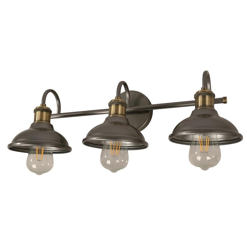 Lámpara De Pared Farm Gris Oscuro 3 Luces 40W - Designers
