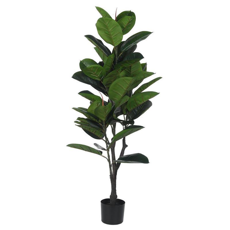 Planta Alta De Hojas Verdes Con Pote 130x70x130 Cm - Concepts