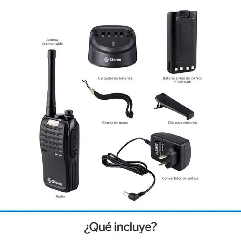 Radio Intercomunicador Profesional con Alcance de 7 Km - Steren