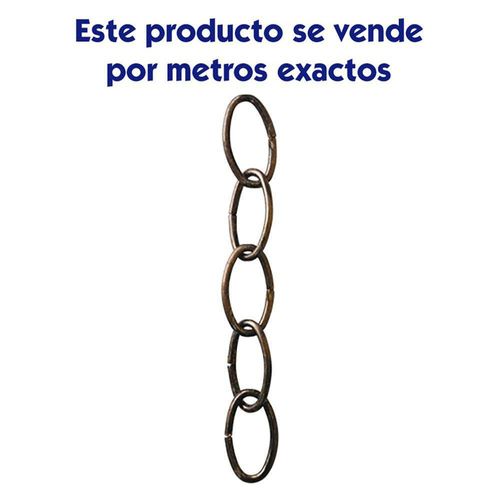 Cadena De Metal De 35 Lbs Bronce Antiguo