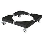 Base con Rodos Ajustable Soporta 400 Kg - Fiero