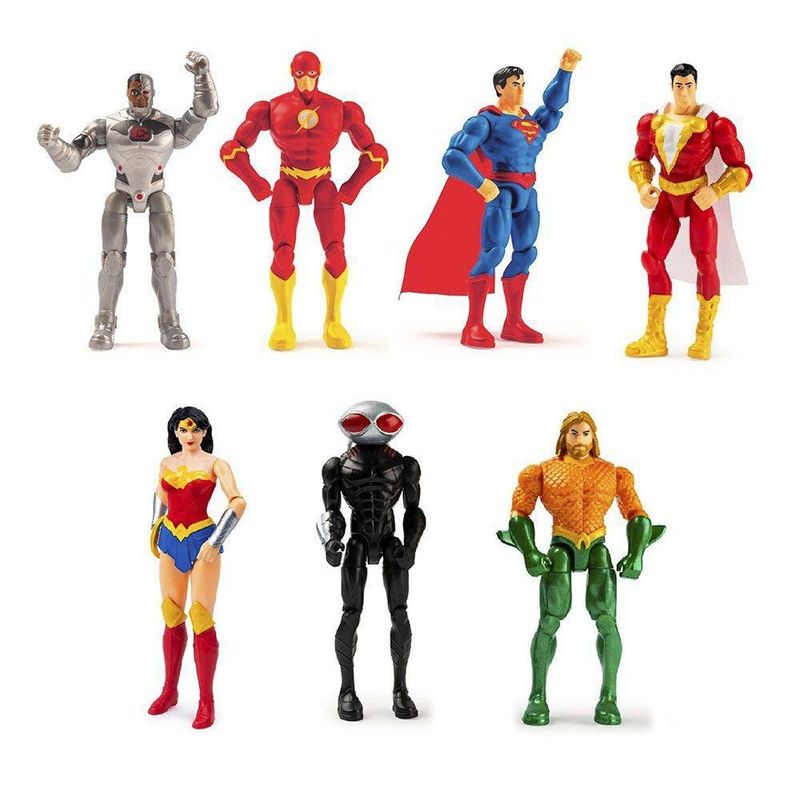 Figura De Acción 4 Pulgadas Con 3 Accesorios - Dc Comics Diseño Surtido