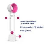 Secador Para Pinta Labios Blanco Y Rosado - Viva