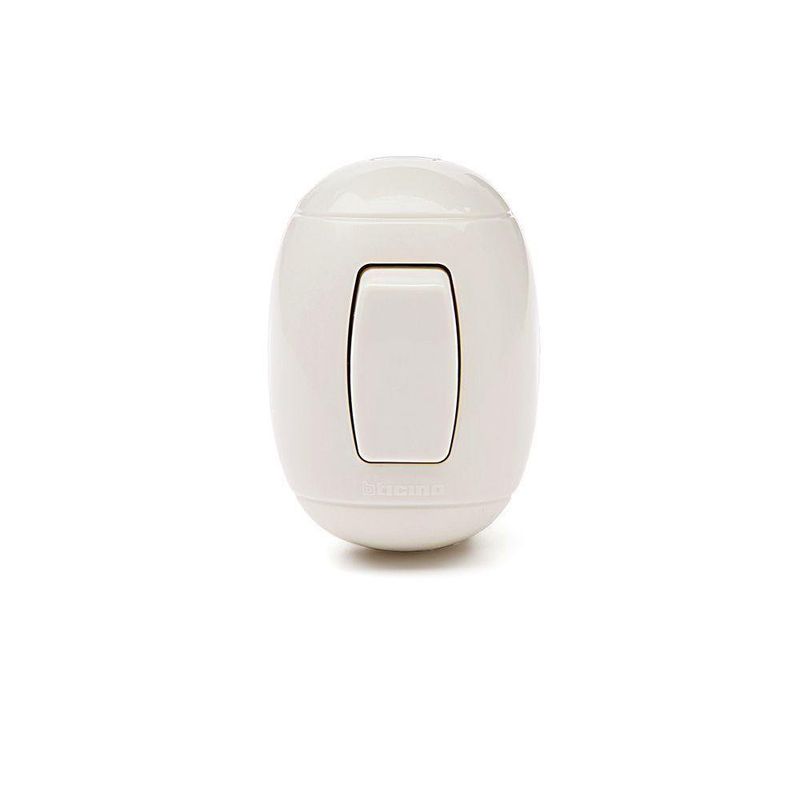 Switch Sencillo Oval Marfil - Bticino