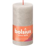 Vela Pillar Gris 6.8x6.8x13 Cm - Bolsius