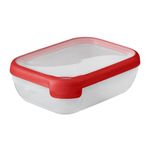 Set De Contenedores Con Tapaderas Rojas 7 Piezas - Keter