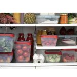 Set De Contenedores Con Tapaderas Rojas 7 Piezas - Keter