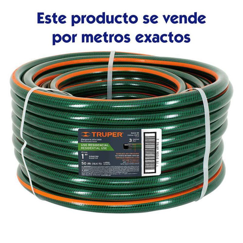 Manguera Truper A Granel De 1In 3 Capas - Truper
