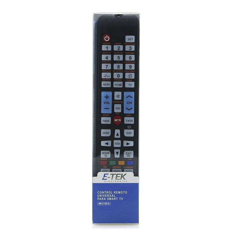 Control Remoto Universal Para Smart Tv - E-Tek