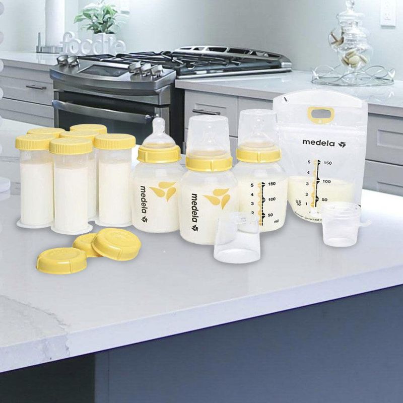 Set De Almacenamiento Y Alimentación Para Leche Materna - Medela