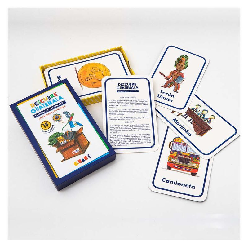 Kit 18 Tarjetas Vocabulario - Guau