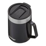 Pocillo Térmico De Acero Inoxidable Plateado De 14 Oz