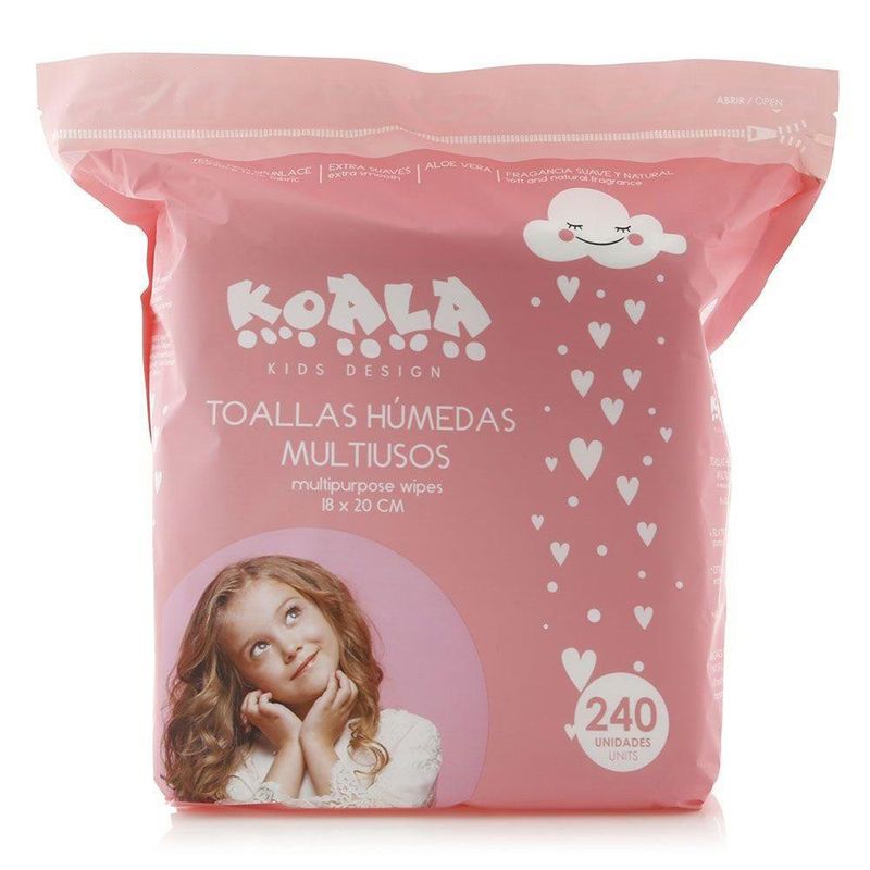 Paquete de Pañitos Húmedos Chicas con Aroma 240 Unds
