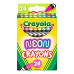 Caja De Crayones En Colores Neón Brillante De 24 Colores - Crayola