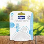 Tetina Natural Feeling 2M + Flujo Medio - Chicco