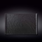 Fuente De Porcelana Color Negro 15X9.75 Plg - Wilmax